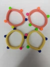 Colorful light-colored beaded high-elasticity hair bands and hair ties details Picture